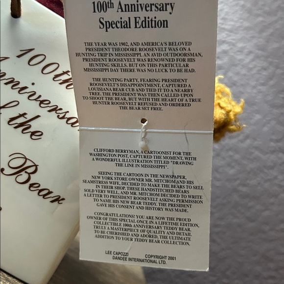 Teddy’s Teddy 100th anniversary, 1902 to 2002 - Picture 3 of 9